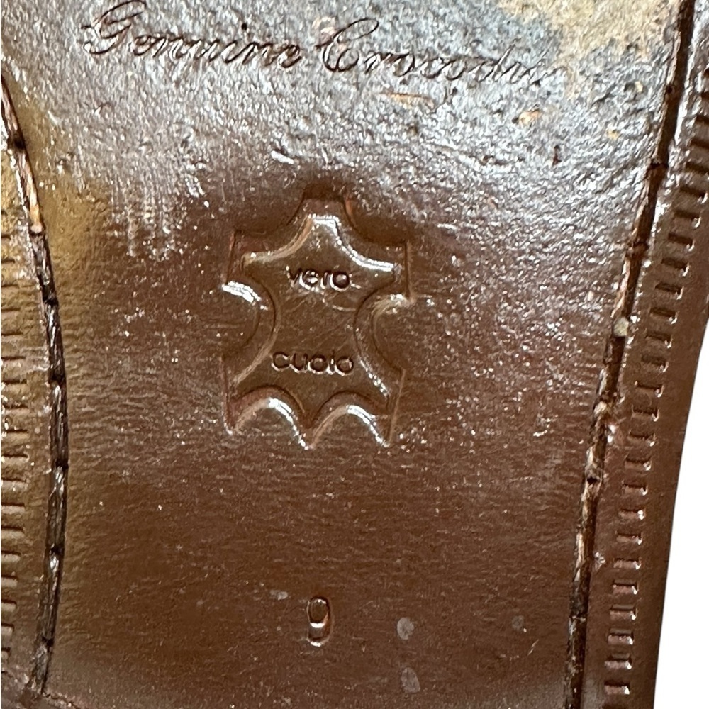 Men's Brown Leather Dress Shoes - Picture 12 of 16